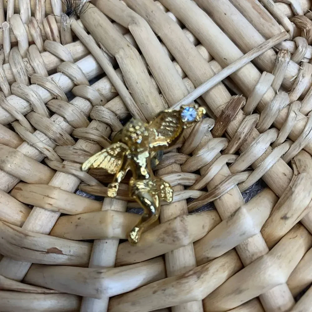 Vintage gold cherub